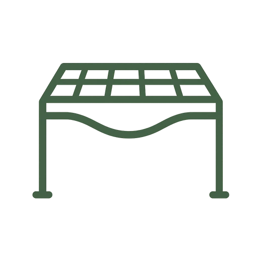 Sagging shelf